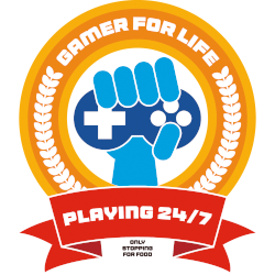 Gamer For Life Badge